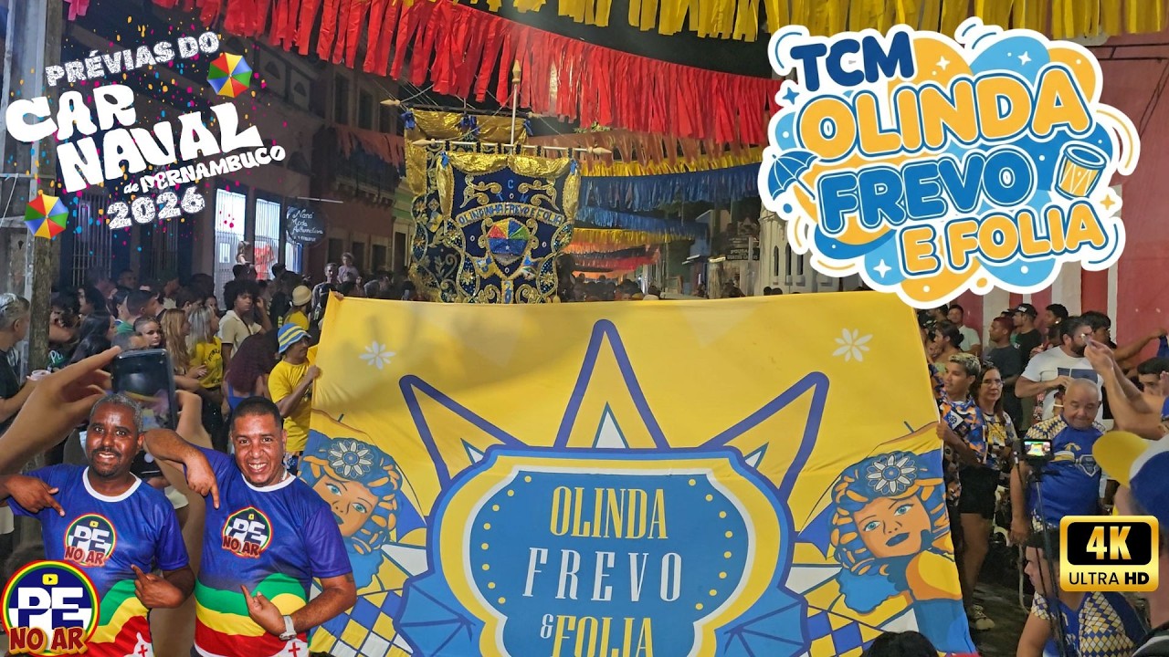 [PRÉVIAS 2026] O BANDEIRÃO DA TCM OLINDA FREVO E FOLIA ESTREMECEU NOS QUATRO CANTOS E AMPARO