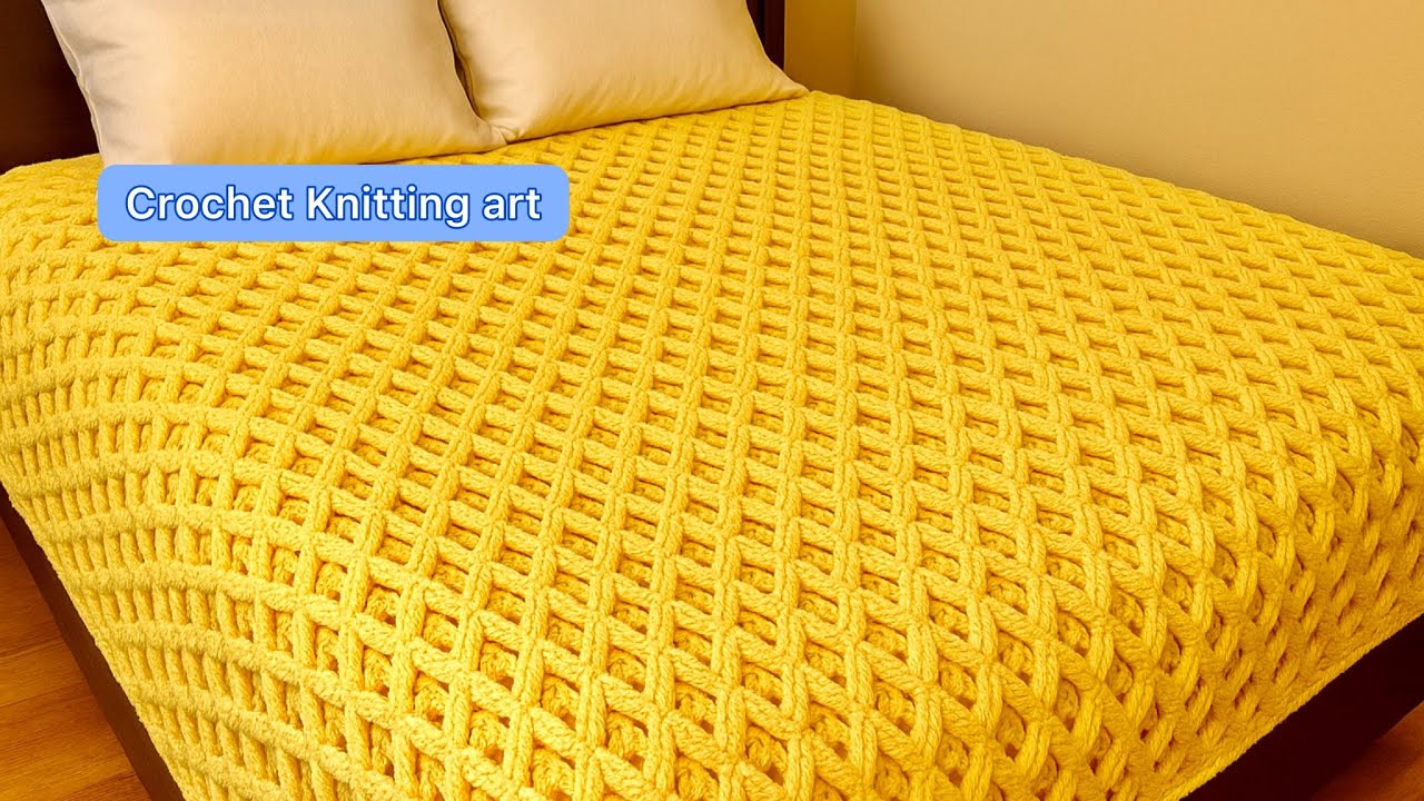 Learn the Most Easy & Beautiful Crochet Stitch! Perfect for Any Project! Crochet Beadspread