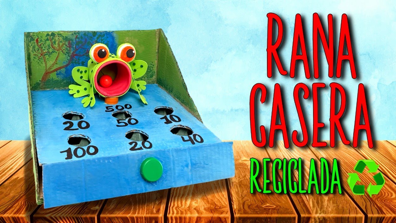 ¡Haz tu propia BOLIRANA CASERA con cartón y reciclaje! 🐸♻️