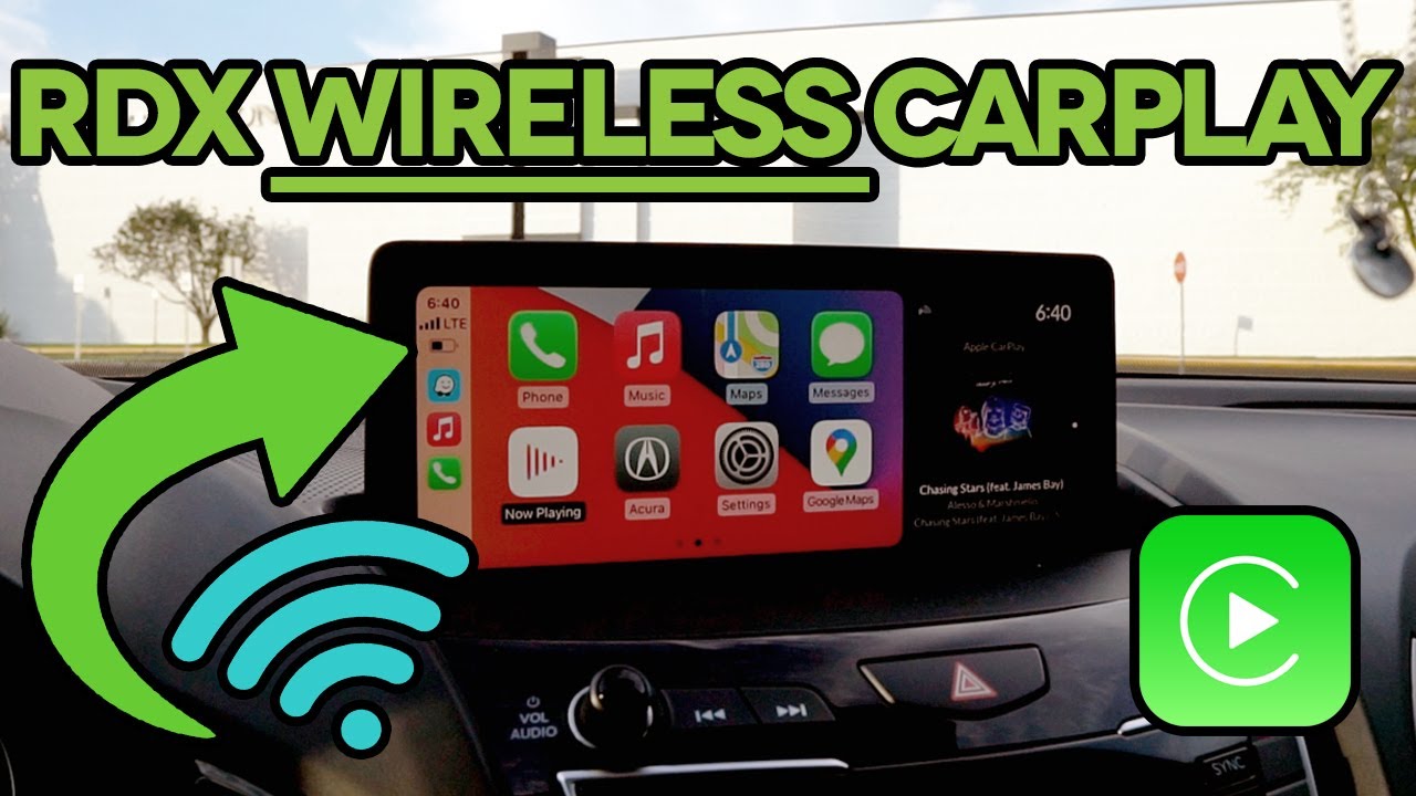 How to ENABLE WIRELESS Apple CARPLAY in ACURA RDX 2019 2020 2021 (Carlinkit 2.0 / Cplay2air)