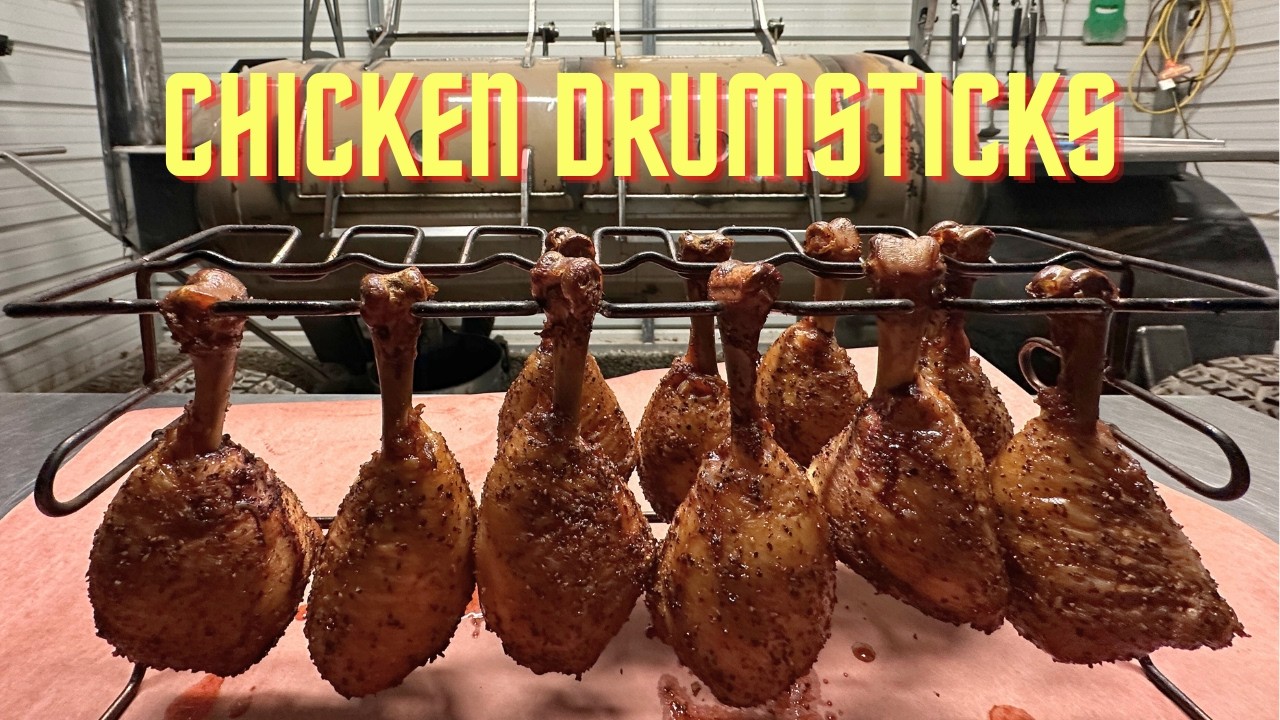 250G M&M Smoker Smoking Series | Video 5 – Juicy Smoked Chicken Drumsticks