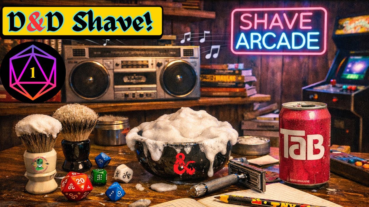 SHAVE ARCADE D&D Style Shave Session 1! Featuring Phoenix Artisan Accoutrements 