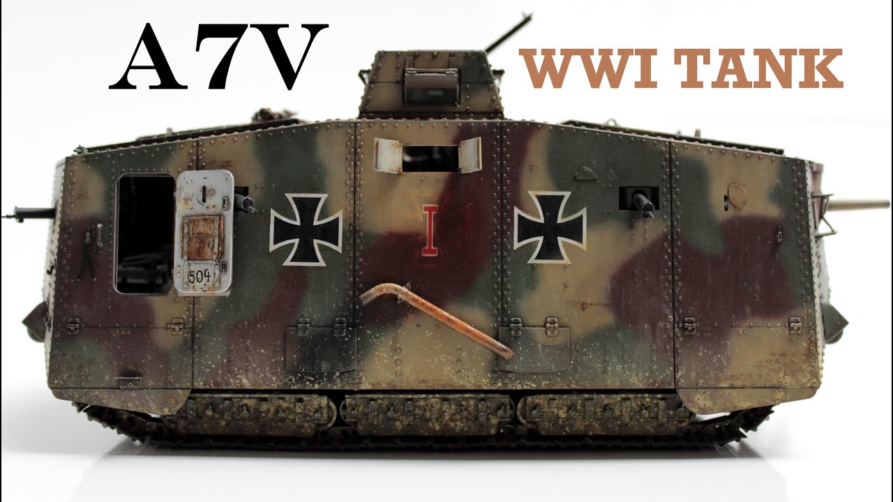 A7V 1/35 Meng — танк Первой мировой войны