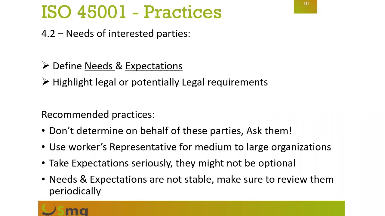 ISO 45001:2018 Practices and Link to COVID-19