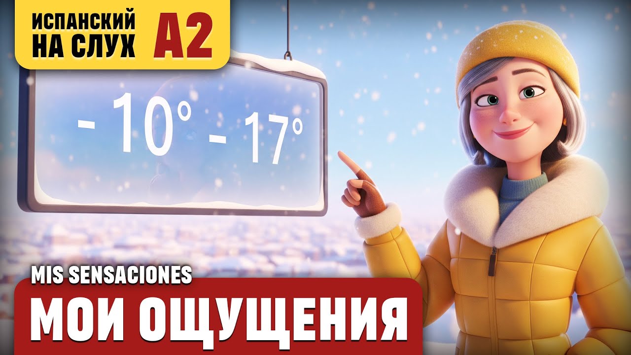 Мои ощущения. Весёлый рассказ (уровень А2). Испанский на слух.