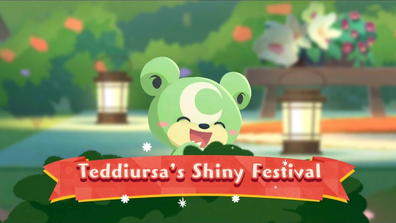Pokémon Café ReMix #57 - Teddiursa's Shiny Festival Event