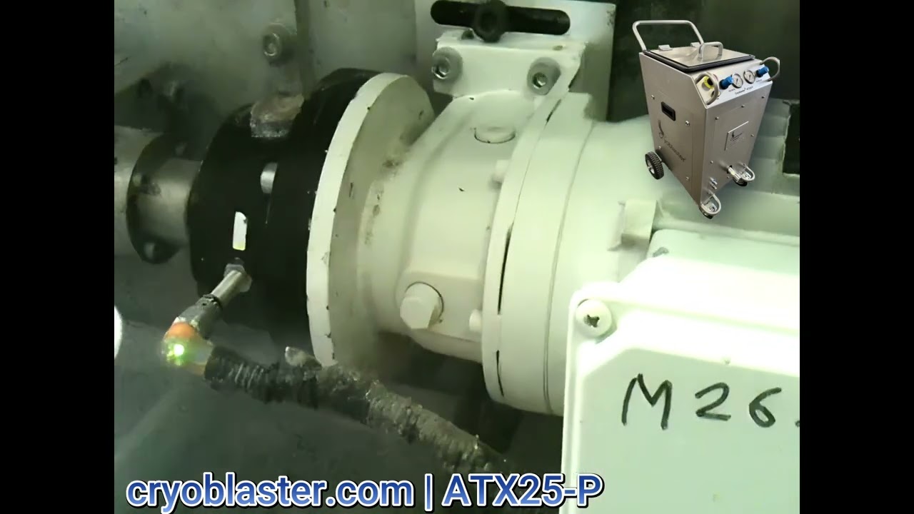 Nettoyage cryogénique moteur industriel - Résultat spectaculaire !
