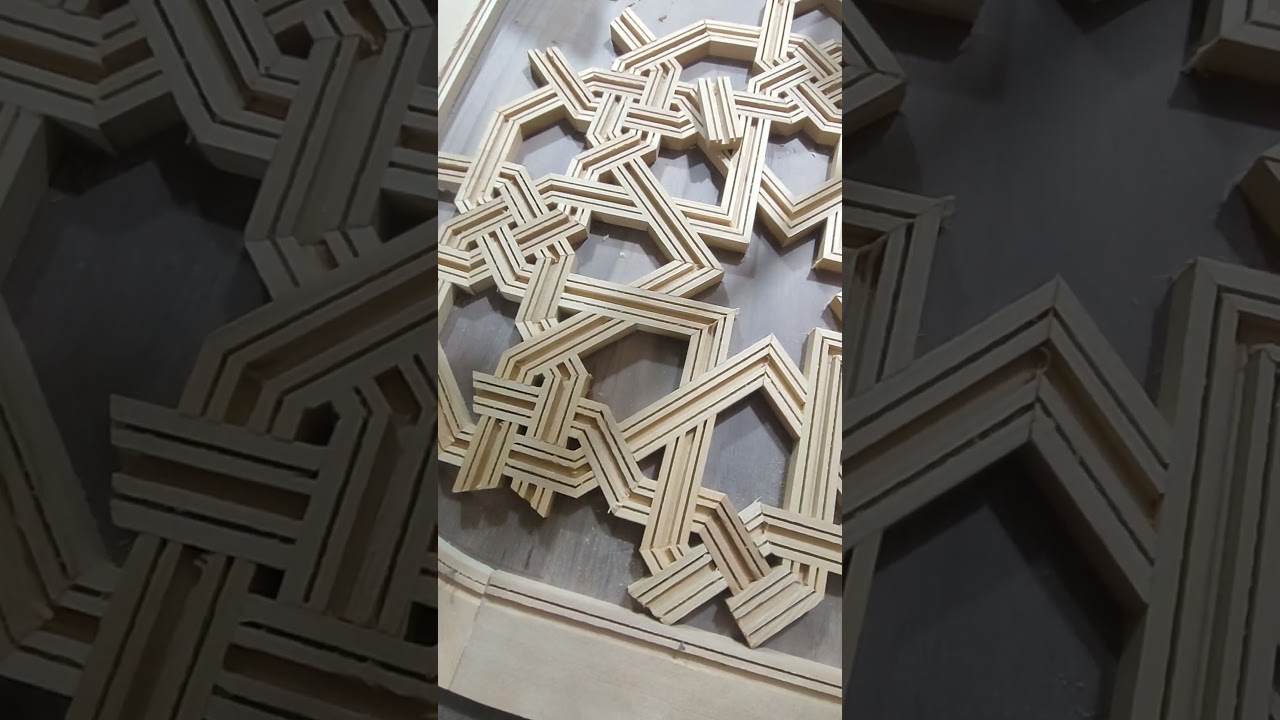 handmade wood work Moroccan artisanal #wood #woodworking #interior444 #woodcarving #art