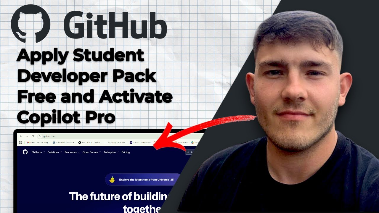 Как бесплатно подать заявку на GitHub Student Developer Pack и активировать GitHub Copilot Pro (р...