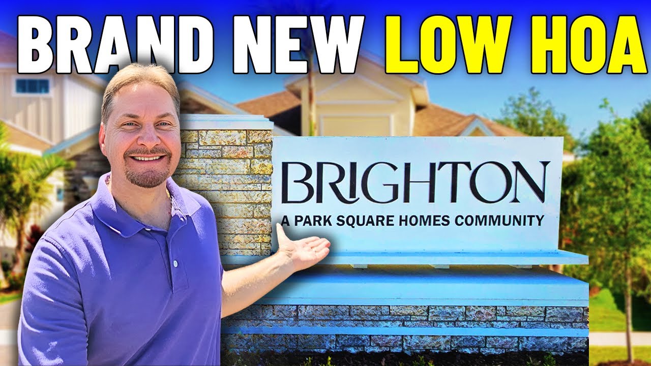 WELCOME TO BRIGHTON: A Brand New Living Experience In Venice FL | Low HOA Homes Living In Venice FL