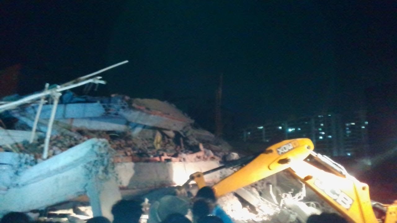 2 building crashes in ShahBeri village, 70 people feared trapped in debris | Greater Noida Shahberi