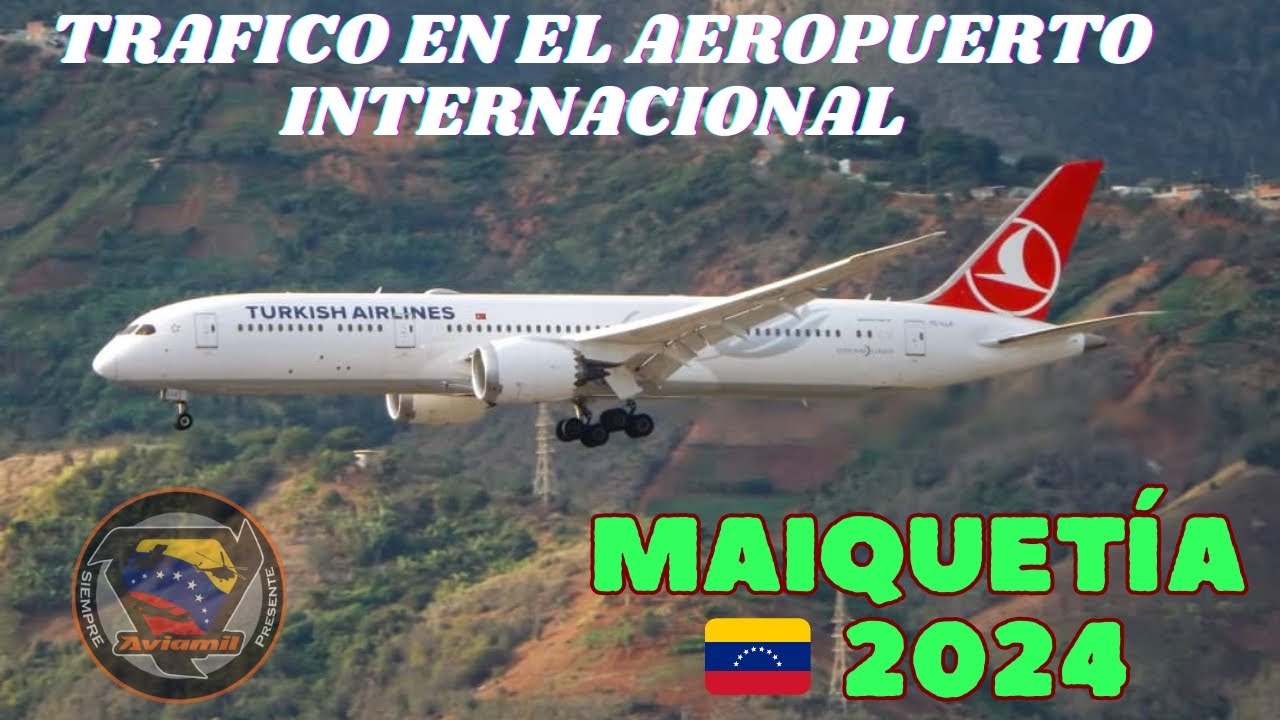 Tráfico en Maiquetía (SVMI) 🇻🇪 | 2 horas de aterrizajes en 3 minutos.