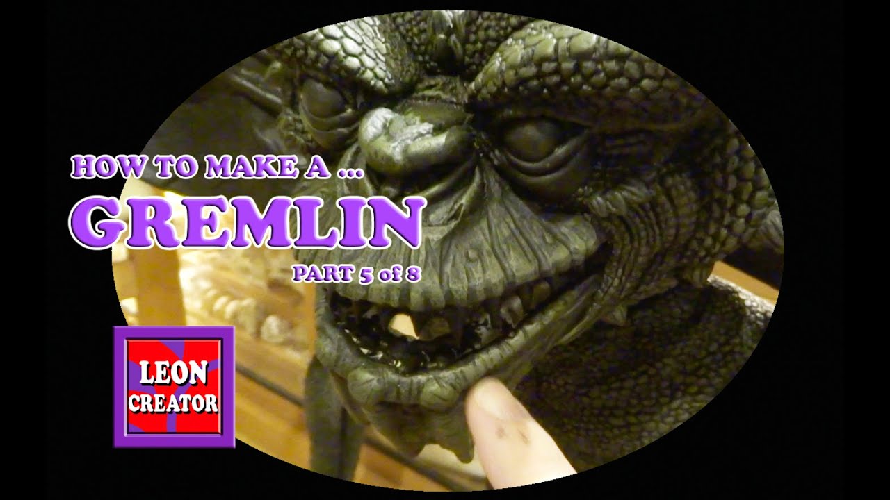 SCULPTING Life-Size GREMLIN Step-By-Step Milliput Tutorial - Part 5 - with Leon Hills - LEON CREATOR