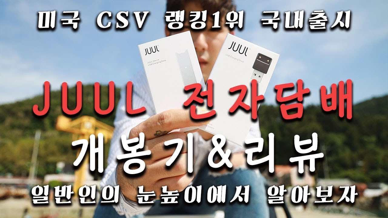 [REVIEW] 쥴 전자담배 국내정식 출시! 개봉기&리뷰 - CSV 전자담배 줄 사용법(JUUL 전자담배)