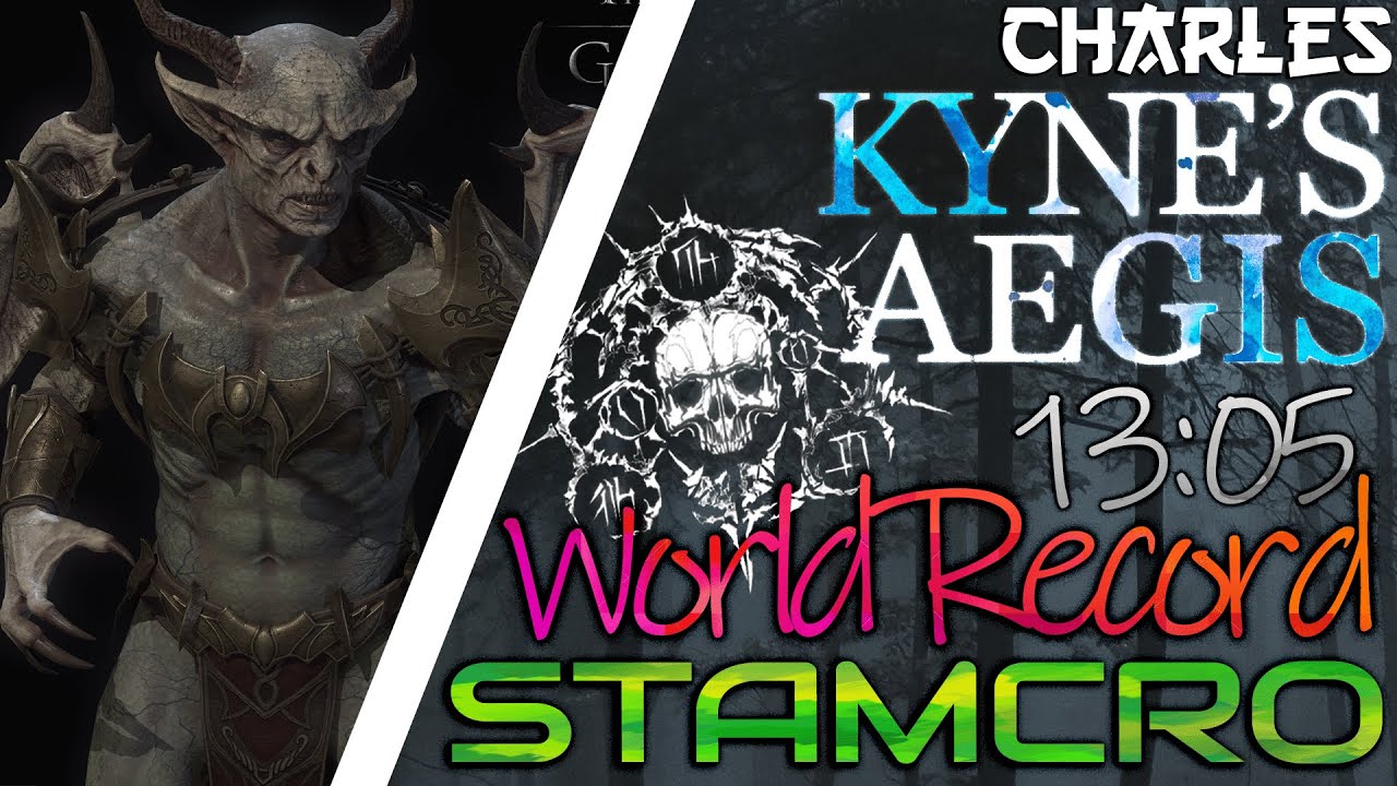 🗿🧛 Kyne's Aegis World Record - Stamina Necromancer - 13:05 / 251,883 (UA) - High Isle