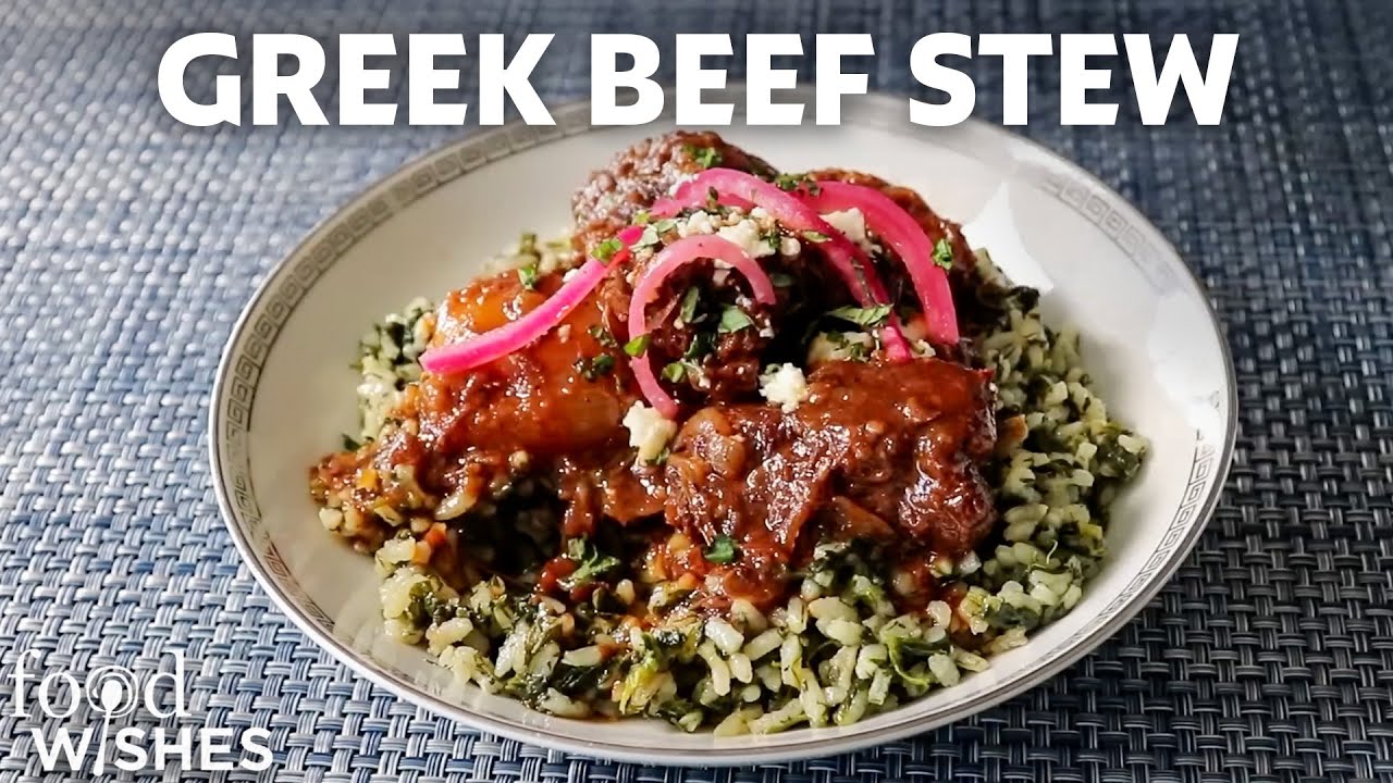 Greek-Style Beef Stew (Stifado) | Food Wishes