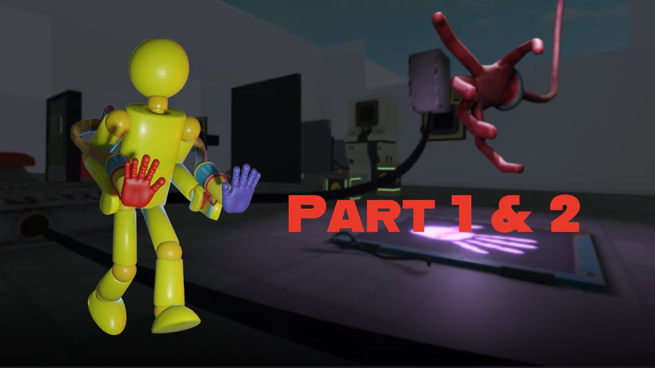 A Grabpack Test (Part 1 & 2) Poppy Playtime #poppplaytime 