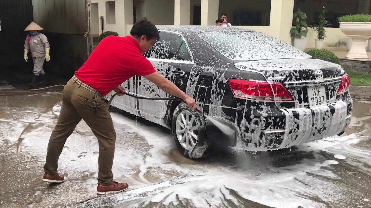 Công nghệ rửa xe mới nhất - Rửa xe không chạm Ekokemika