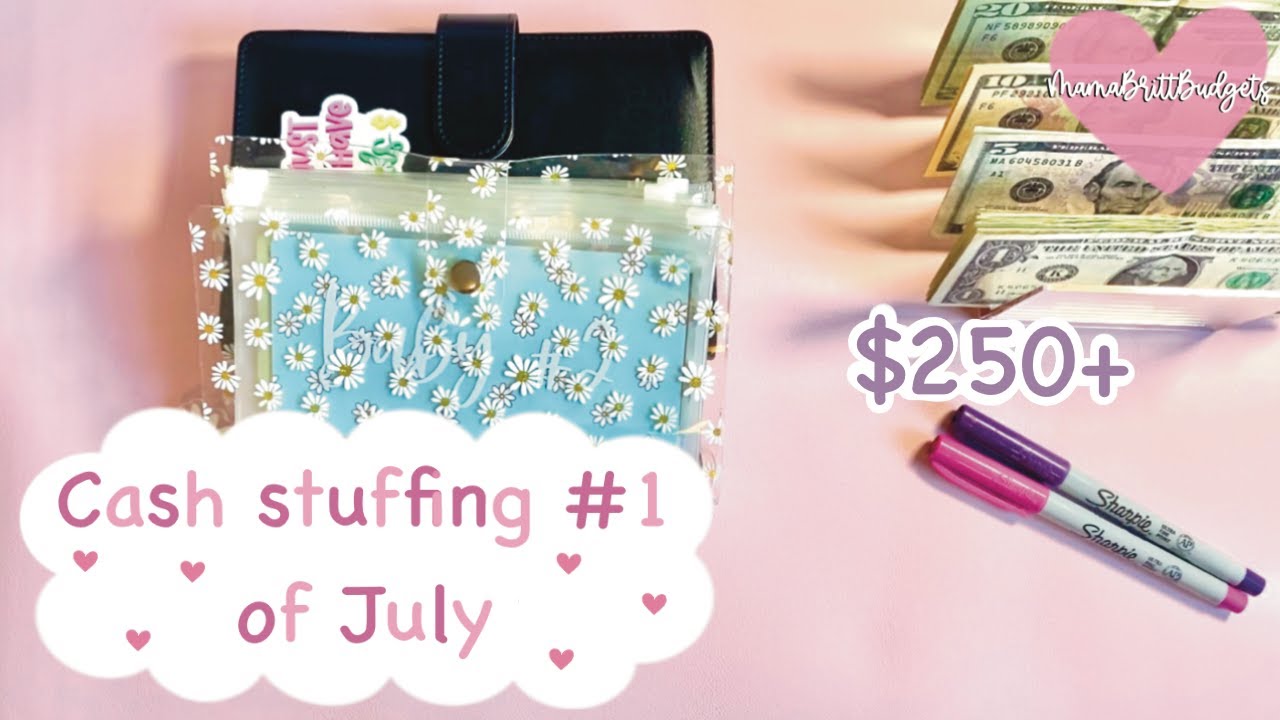 First Cash Stuffing of July | MamaBrittBudgets