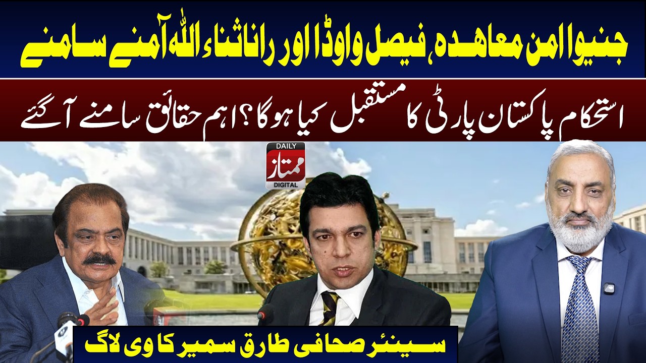 Geneva Peace Agreement Debate: Faisal Vawda vs Rana Sanaullah | Future of IPP DiscussedI DailyMumtaz