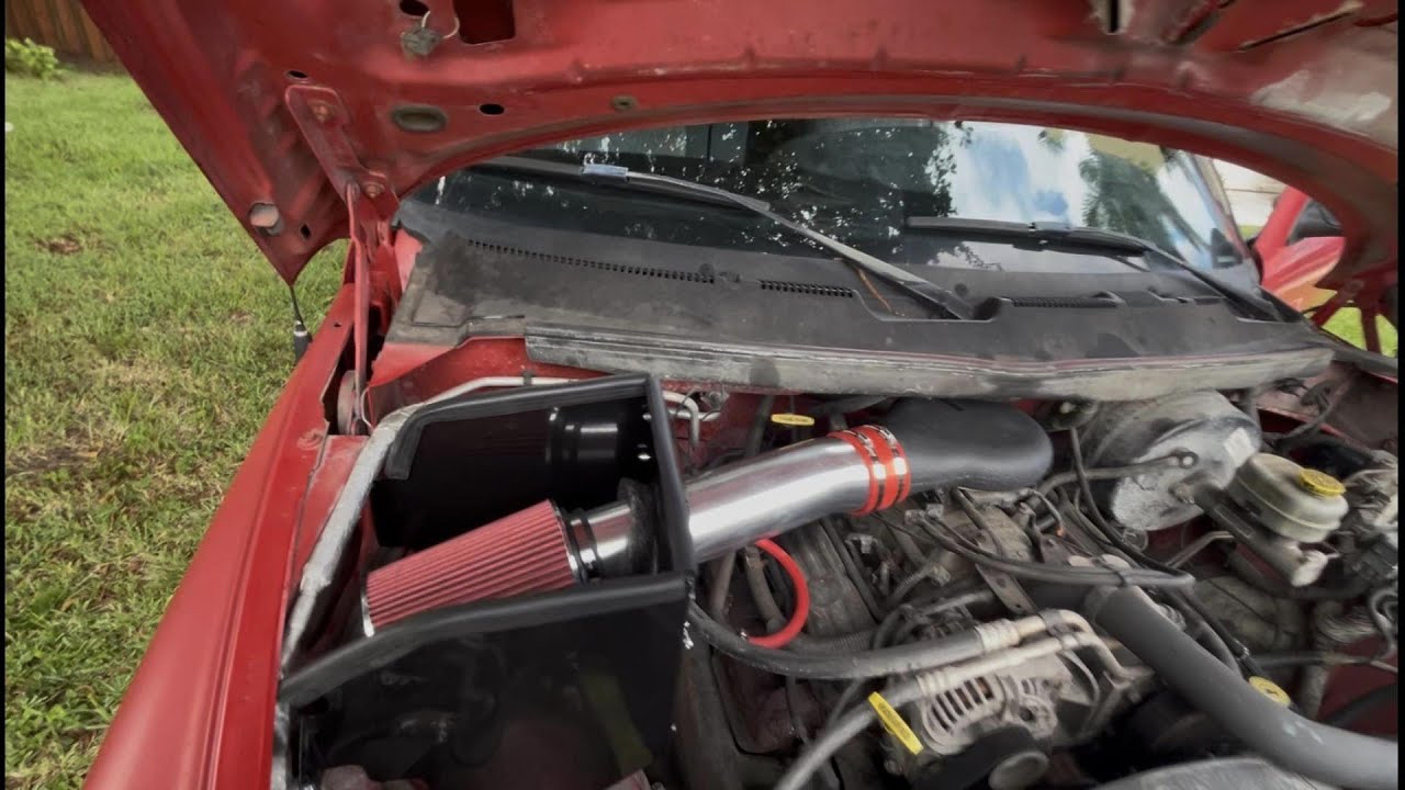 016 - Инструкция по установке системы холодного впуска на Dodge Ram 1500 2001 года выпуска для по...