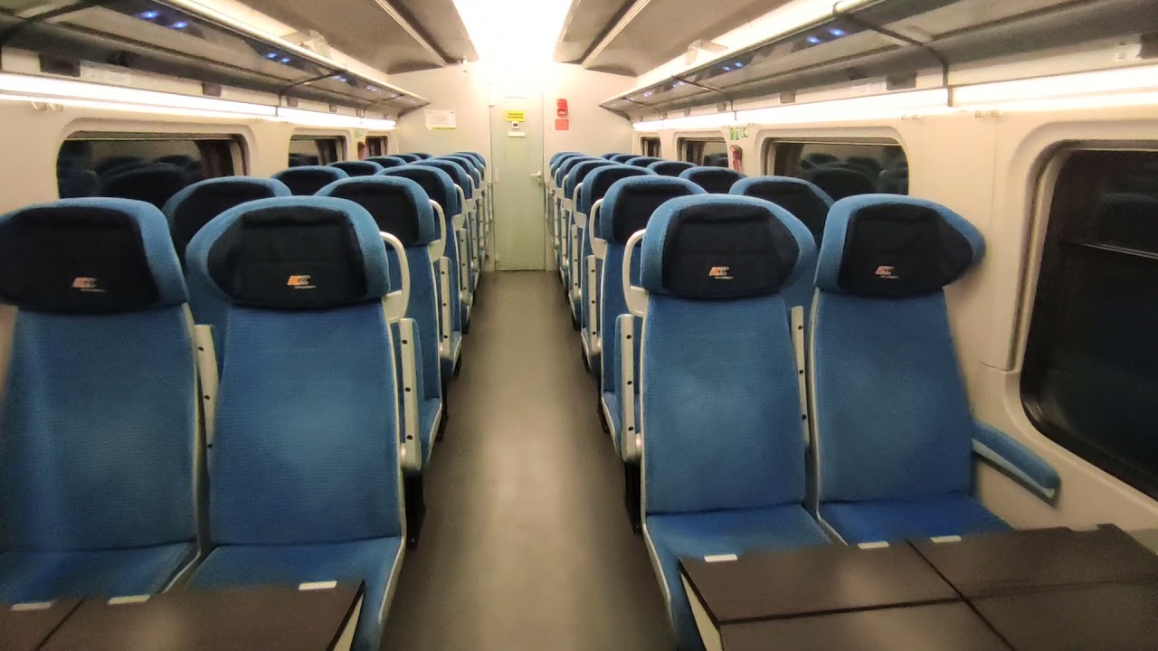 PESA BYDGOSZCZ DARTED161 017  przejście przez skład ZAPOWIEDZI GŁOSOWE OGŁOSZONE PRZEZ PKP INTERCITY