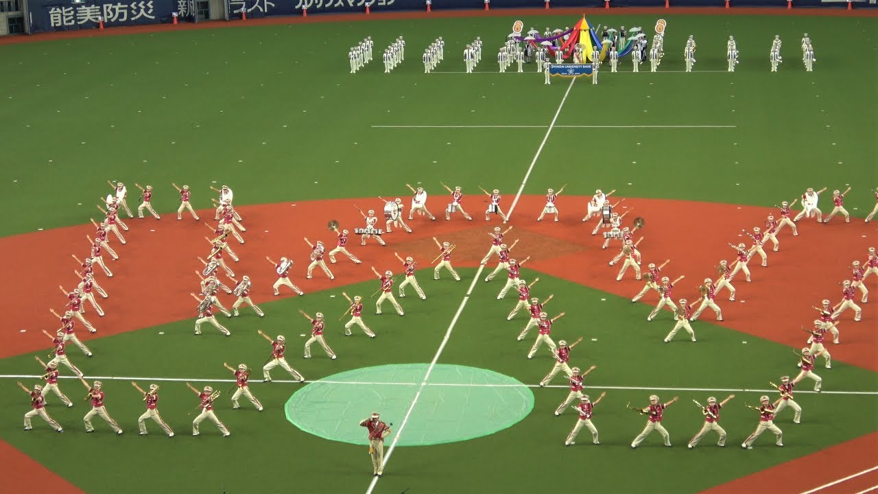 早稲田摂陵高校【全景ver】第58回3000人の吹奏楽
