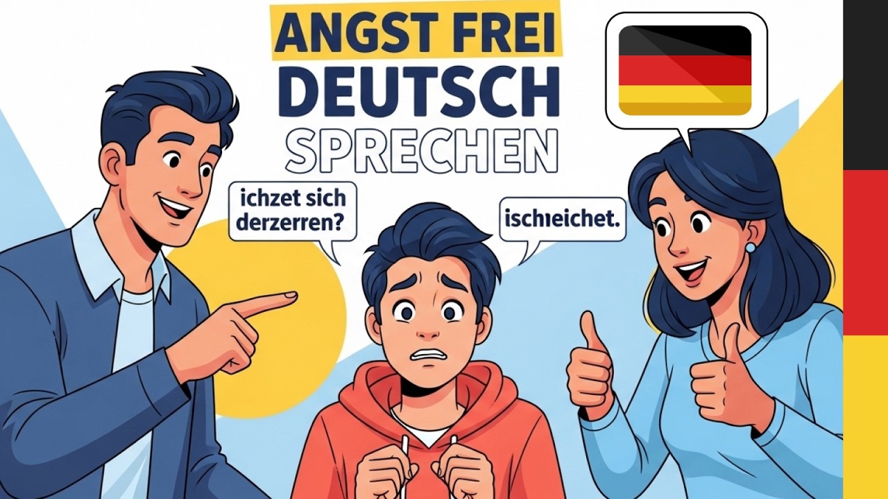 Deutsch lernen B1-B2 Podcast: Wie man aufhört, Angst zu haben, Deutsch zu sprechen