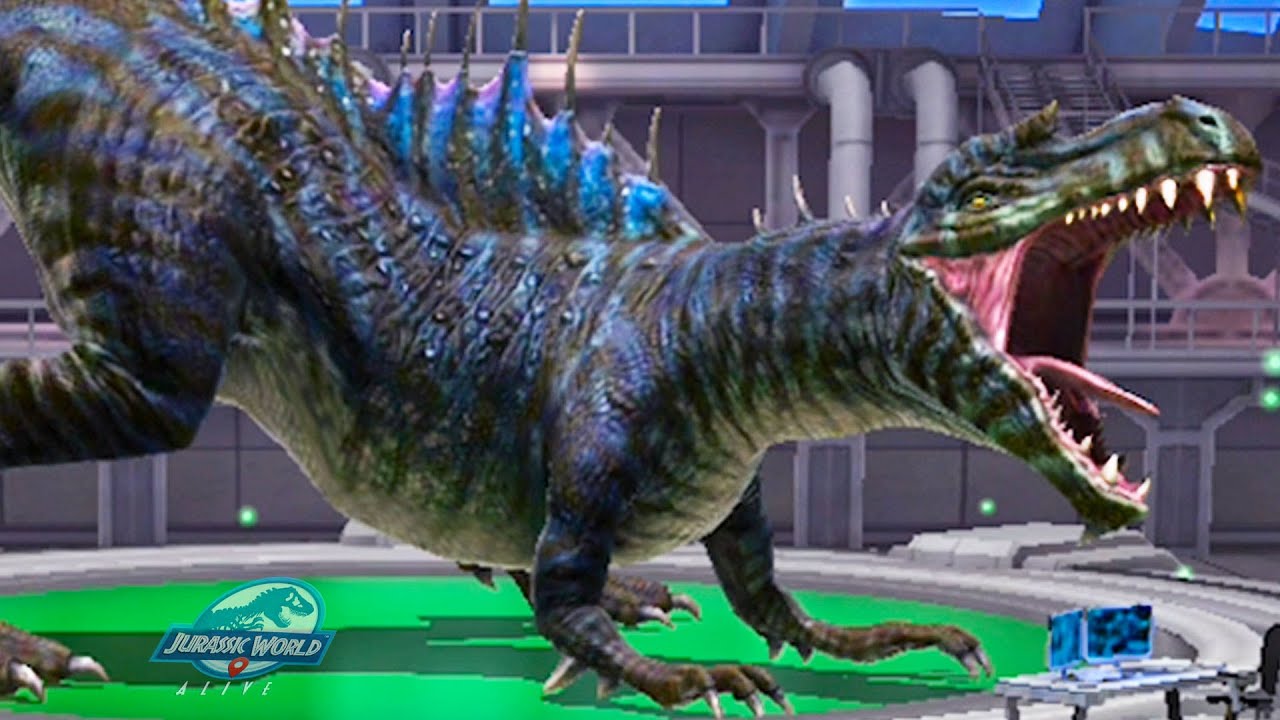 TIRANOSAURUS REX Y ESPINOSAURIO UNIDOS! Primer dinosaurio SUPERHIBRIDO mezclado Jurassic World Alive