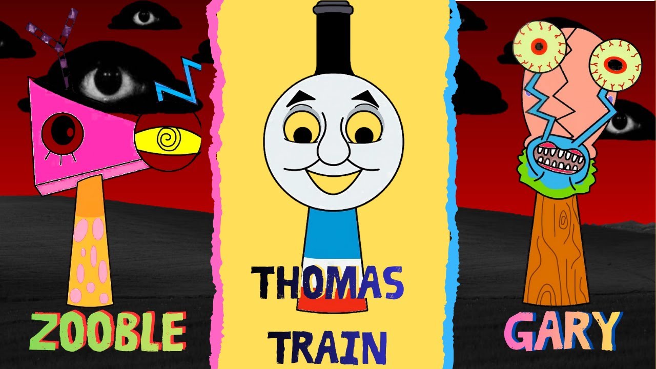 My Pprunki Oc : Gary,Thomas Train,Zooble