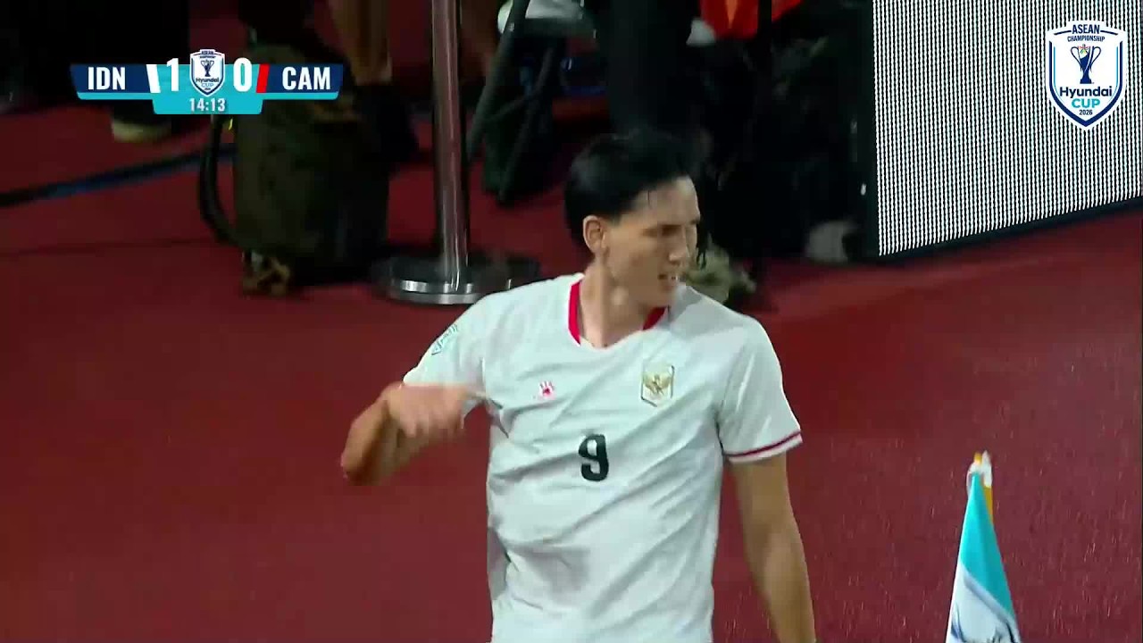 Митчелл Бейкер забивает снова! | Индонезия 2:0 Камбоджа | Кубок АСЕАН Hyundai