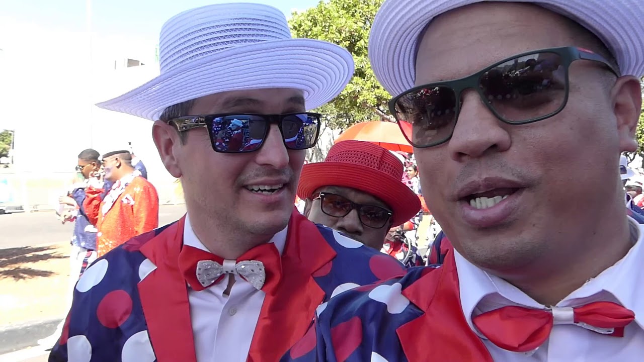 The Only White Guys At A Colored Carnival?