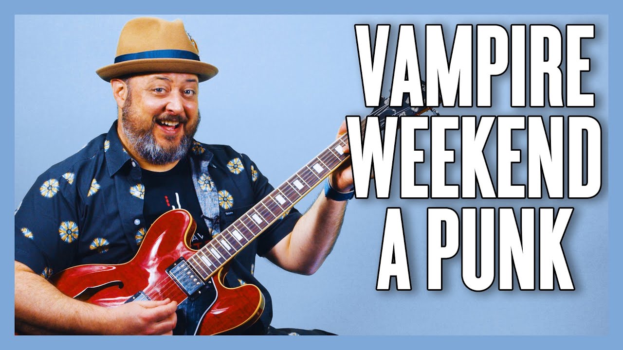 Урок игры на гитаре в стиле A-Punk от Vampire Weekend + обучение