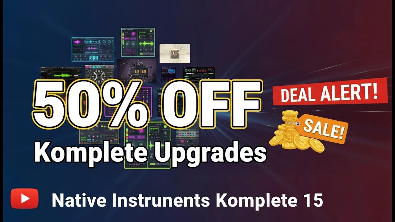 ОГРОМНАЯ распродажа Native Instruments! Завершите 15 улучшений и получите скидку 50% &mdash; не пропуст...