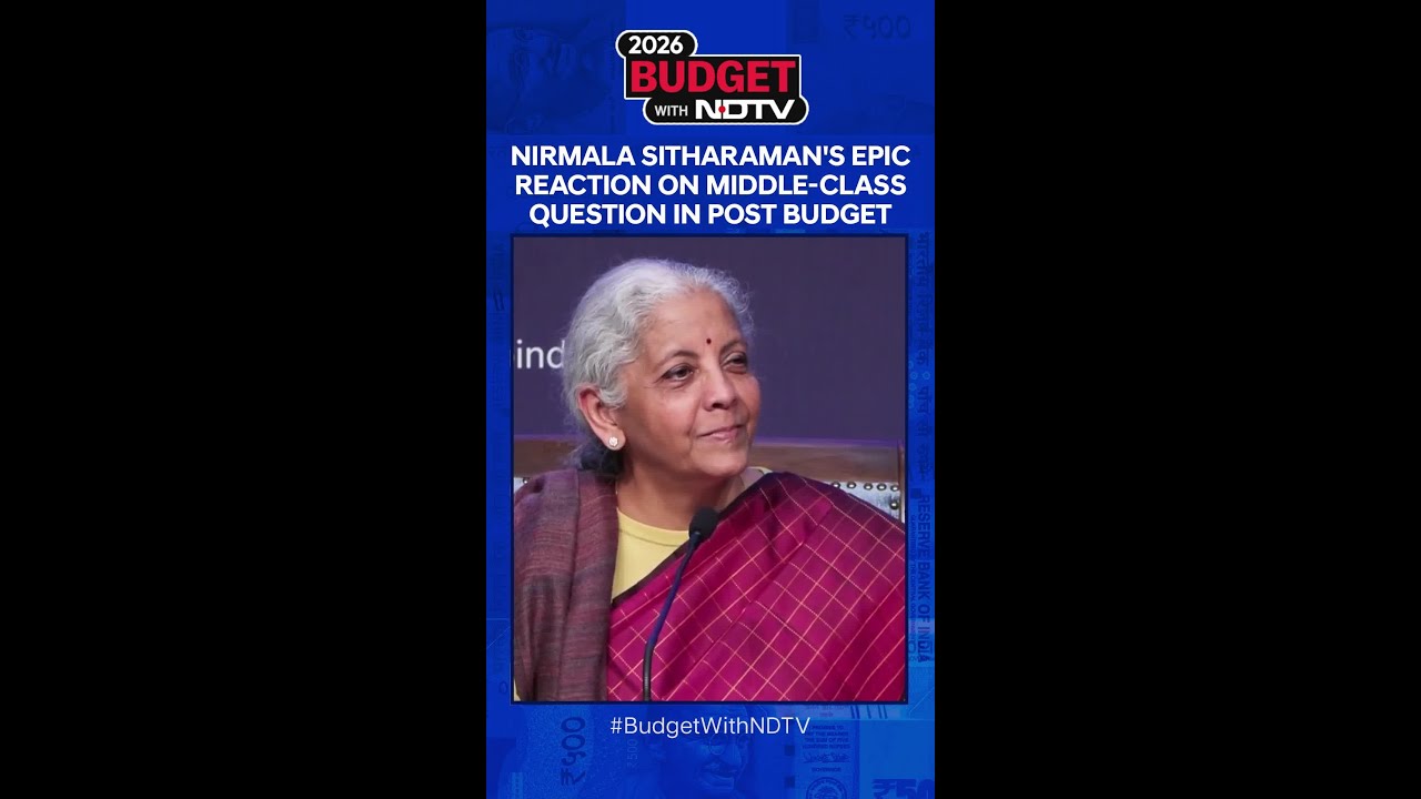Nirmala Sitharaman's Epic Reaction On Middle-Class Question In Post Budget PC