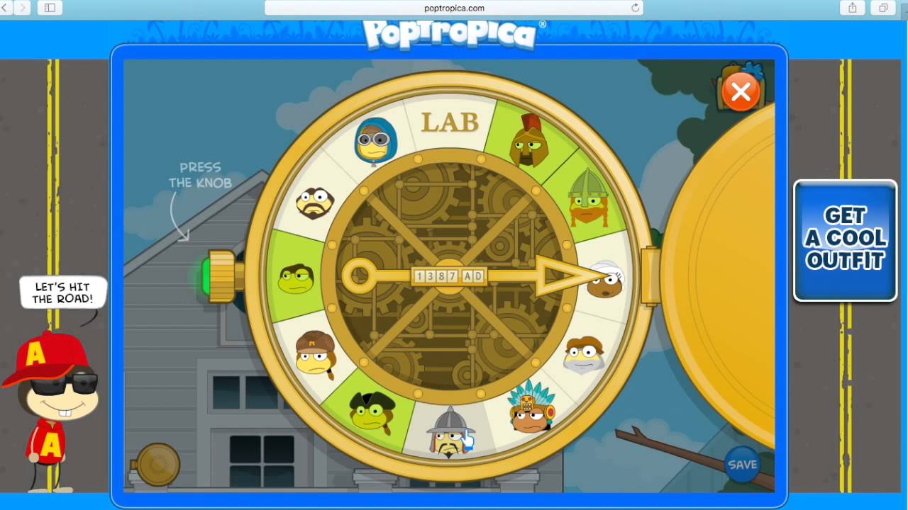 Time Tangled Island Poptropica FULL Walkthrough