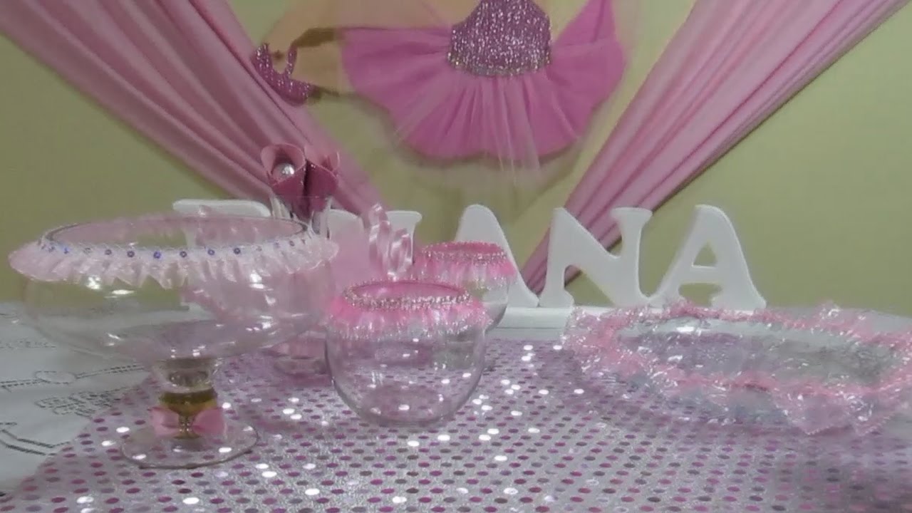 ✔COMO DECORAR COPAS Y FUENTES DE VIDRIO.