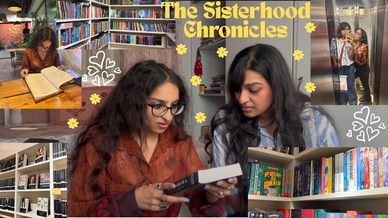 The Sisterhood Chronicles 👩🏻‍🤝‍👩🏽📚🌷| bookish challenges+ big book haul+ yap sesh