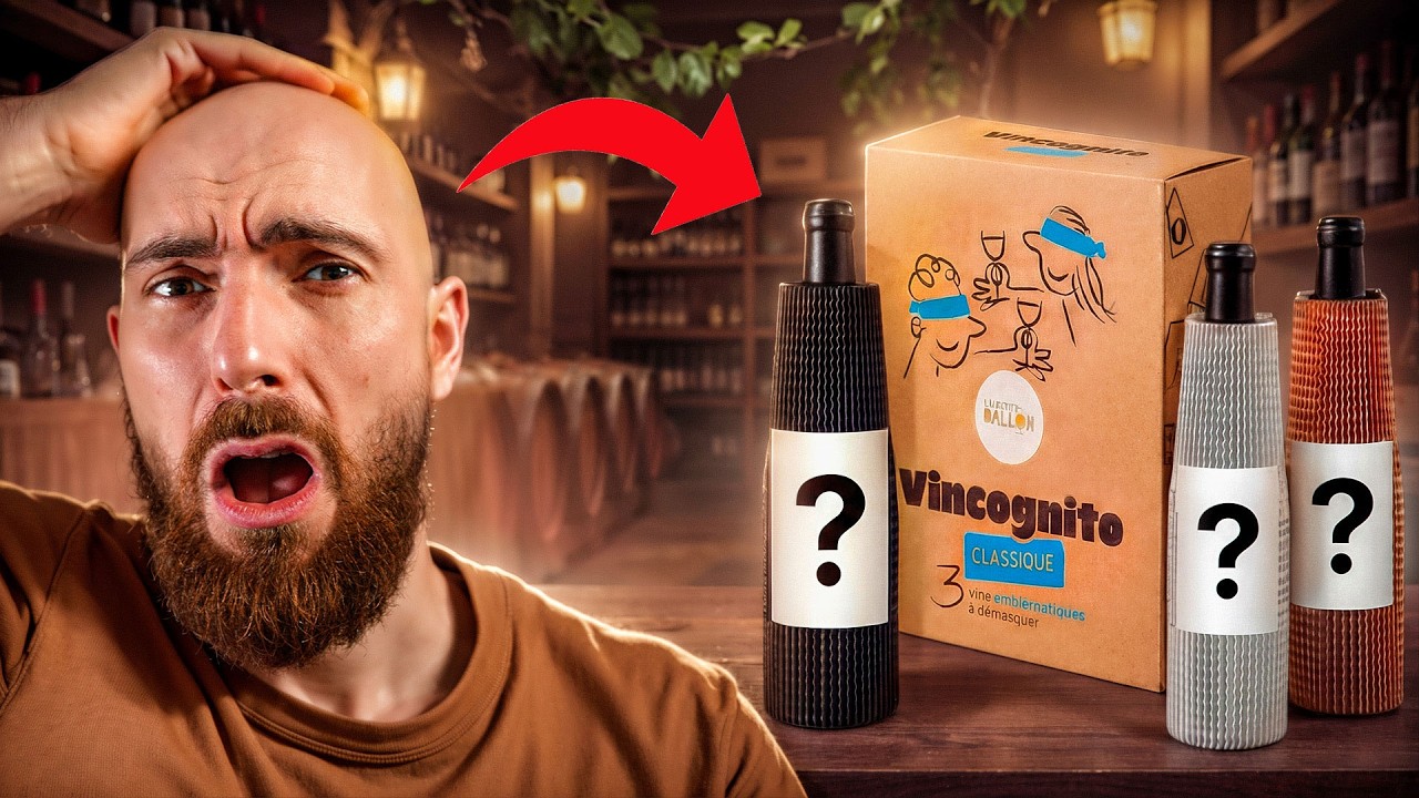J'essaye un jeu de dégustation de vin à l'aveugle (c'est trop dur ?)