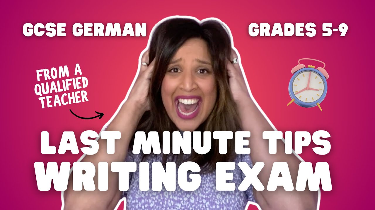 GCSE GERMAN WRITING EXAM How To Get FULL MARKS (AQA 150 Words)