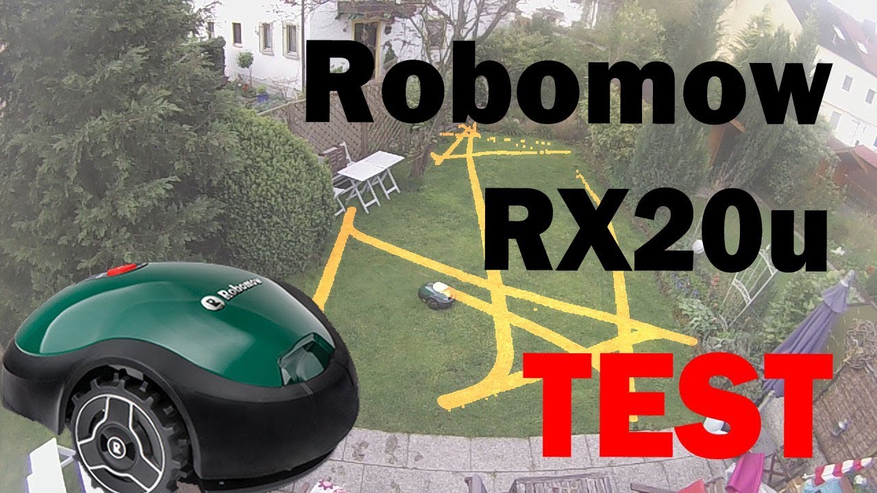 Robomow RX12 RX20 Test: 40 m² Rasenfläche in 90 Minuten (Rasenroboter)