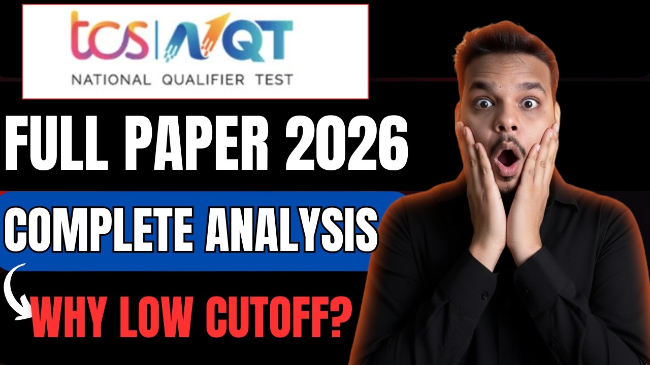 Finally TCS NQT 2026 Full Paper Analysis Out | TCS NQT Syllabus & Pattern | TCS NQT Preparation 2026