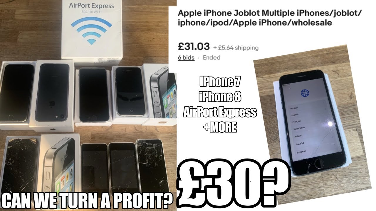 £30 eBay iPhone & iPod Spares Job Lot - Can We Turn a Profit?