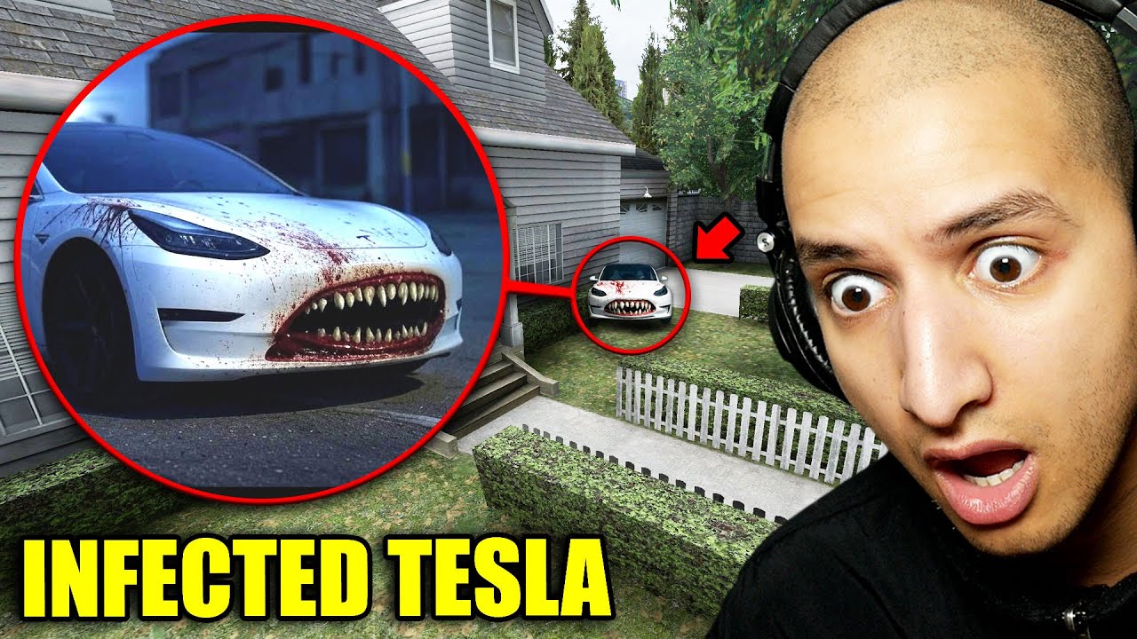 Дрон поймал зараженную Tesla возле моего дома...