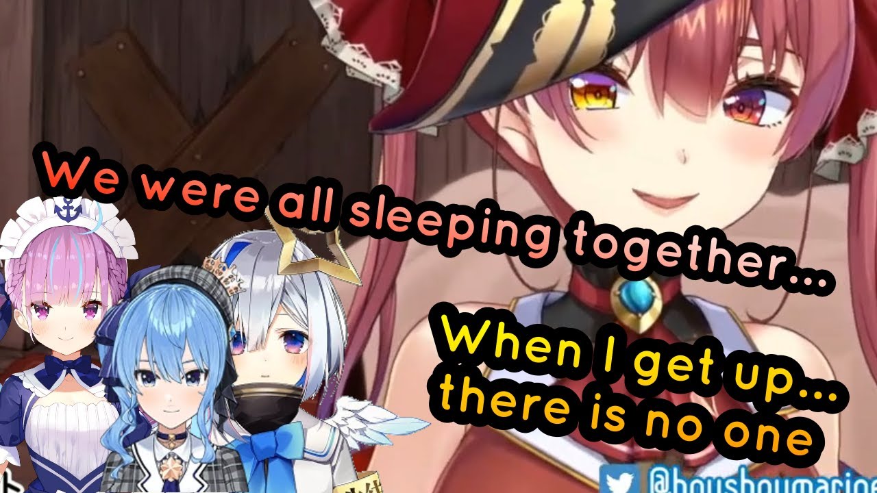 [Eng Sub] Marine wakes up at HoloHouse... 
