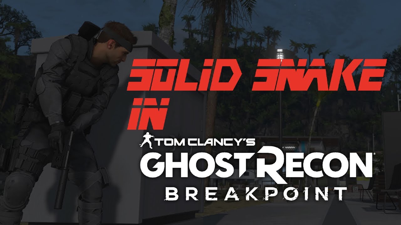 Solid Snake in Ghost Recon Breakpoint