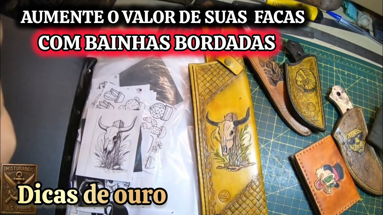 DICAS PARA BORDAR EM BAINHAS E AUMENTAR O VALOR DE SUAS FACAS