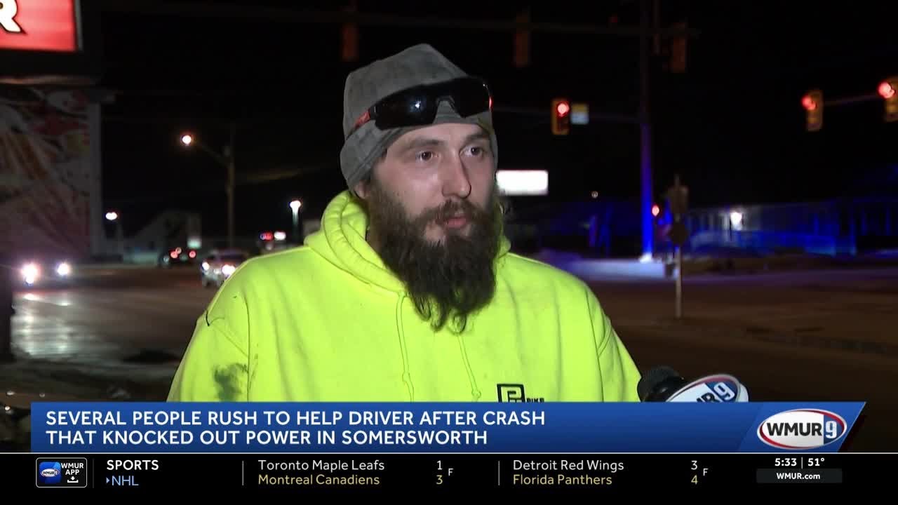 Good Samaritans help injured driver in Somersworth crash