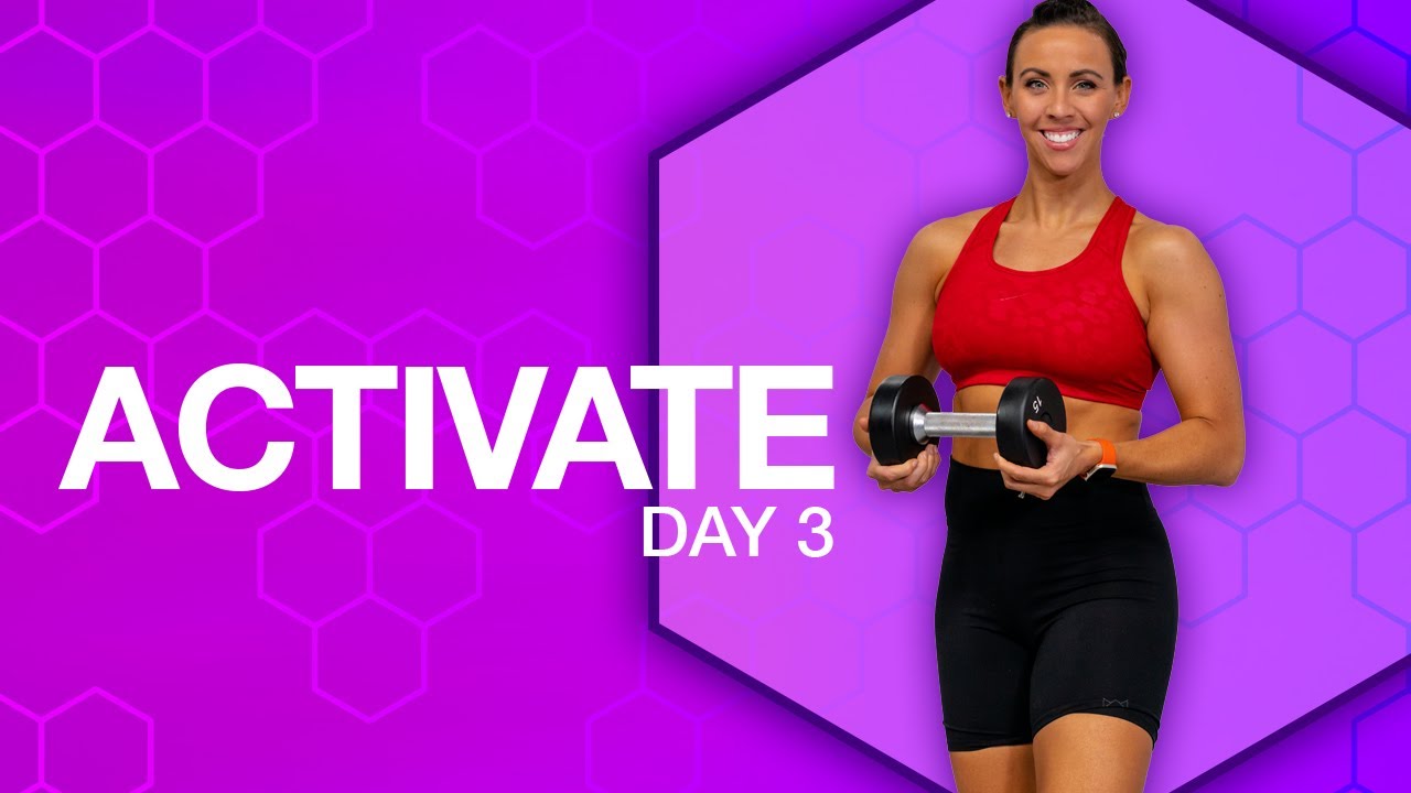 30 Minute Arms & Cardio Workout | ACTIVATE - Day 3