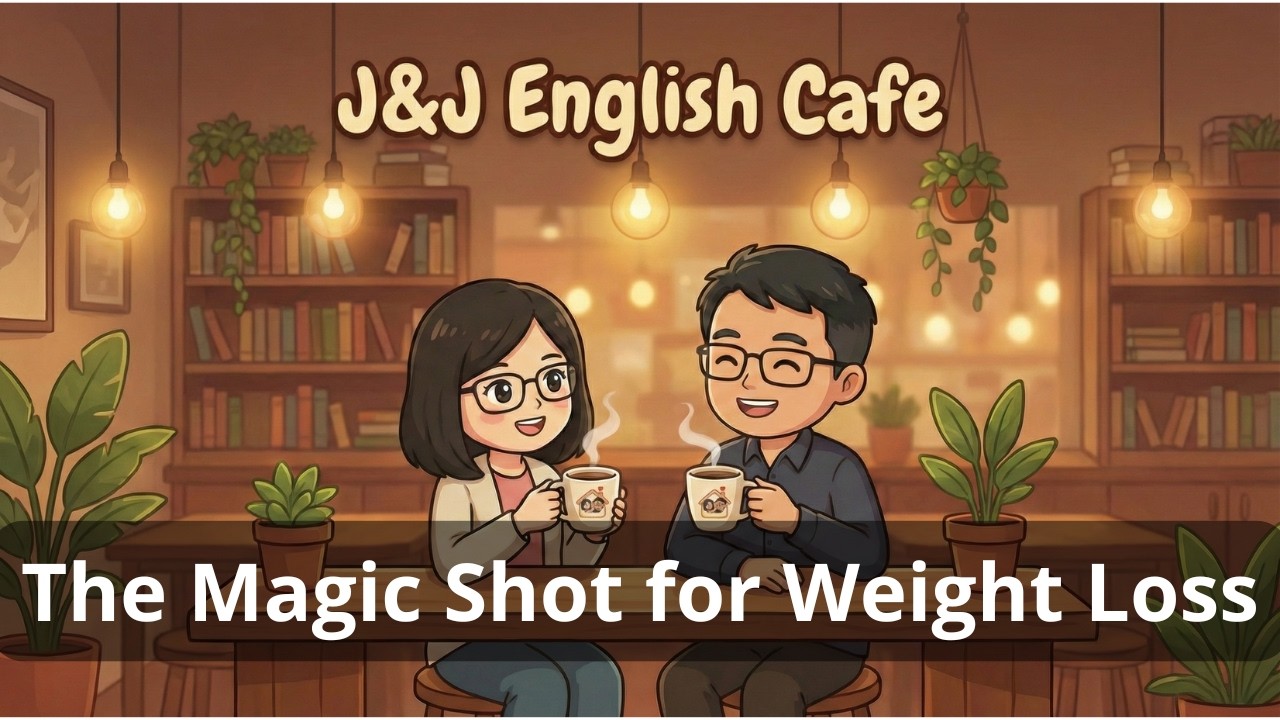 【J&J English Cafe】Ep.31: The Magic Shot for Weight Loss
